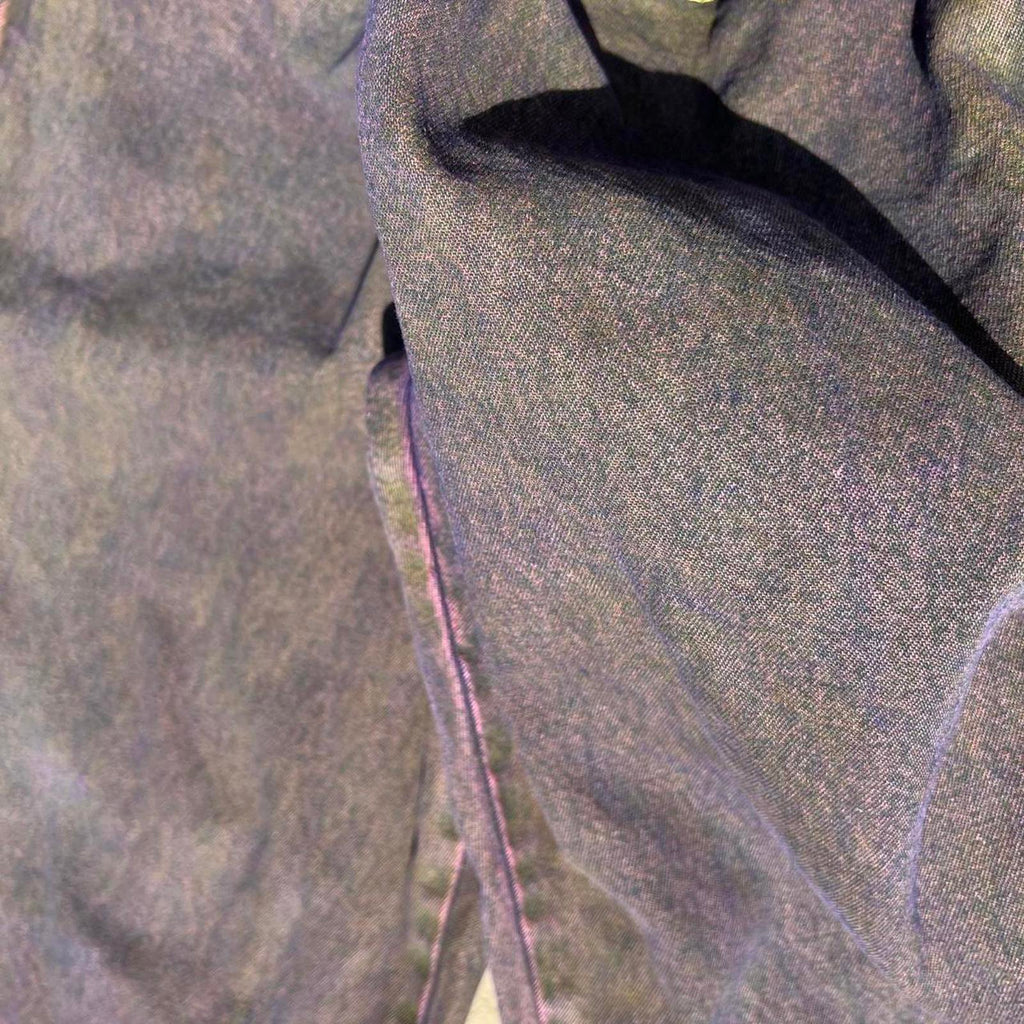 Reworked Dickies Purple Brown Yellow Denim Carpenter Jeans