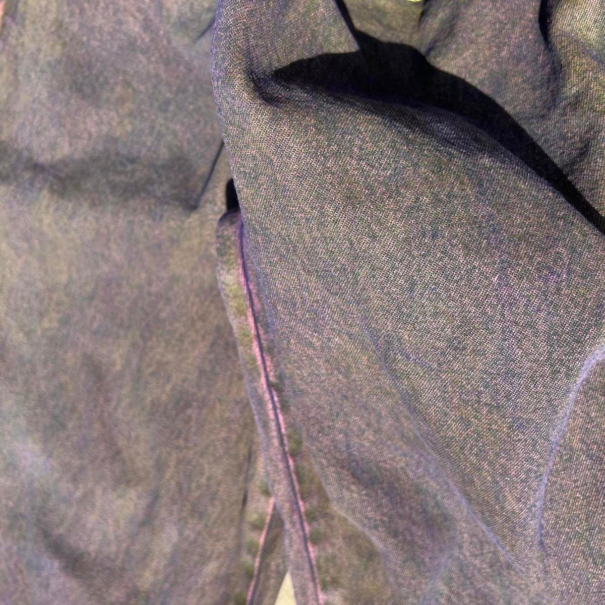 Reworked Dickies Purple Brown Yellow Denim Carpenter Jeans