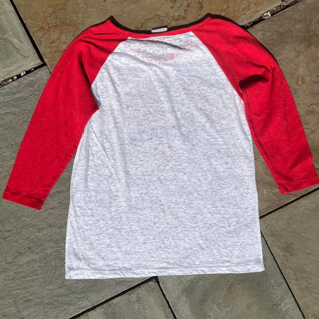 Phillies Stonewashed Distressed Raglan T-shirt