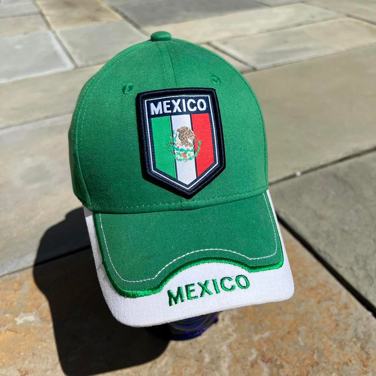 NWT Mexico + Flag Strapback Hat