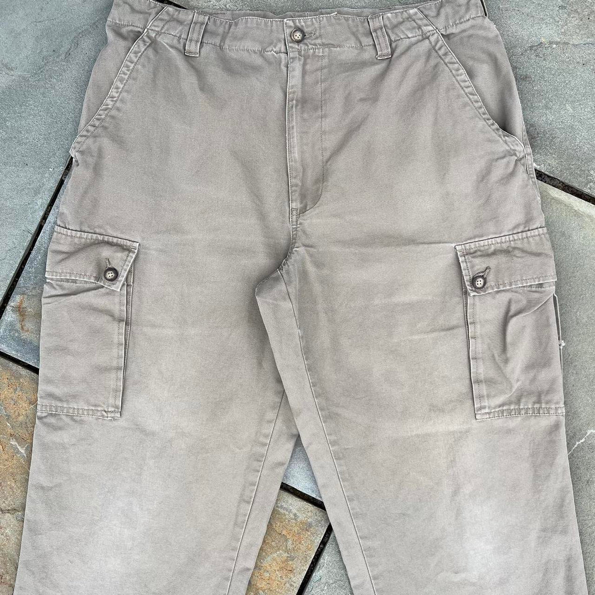 Neo-Vintage Y2K Canvas Cargo Pants