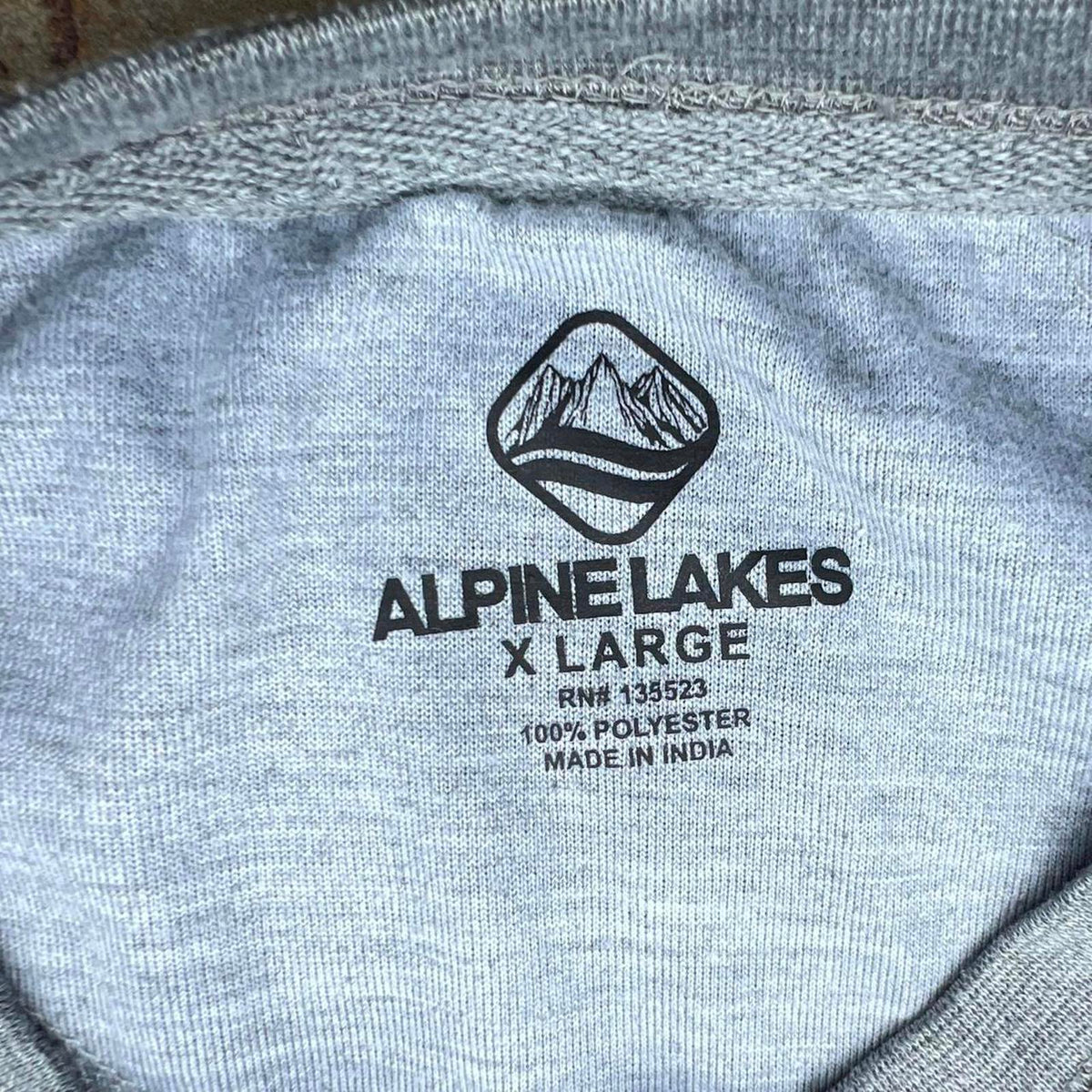 Grey Heather Waffle Knit Thermal