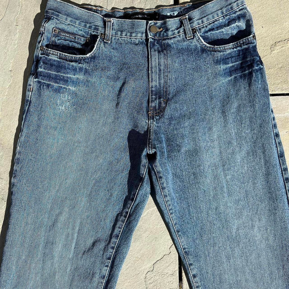 Y2K Calvin Klein Distressed Relaxed Fit Jeans
