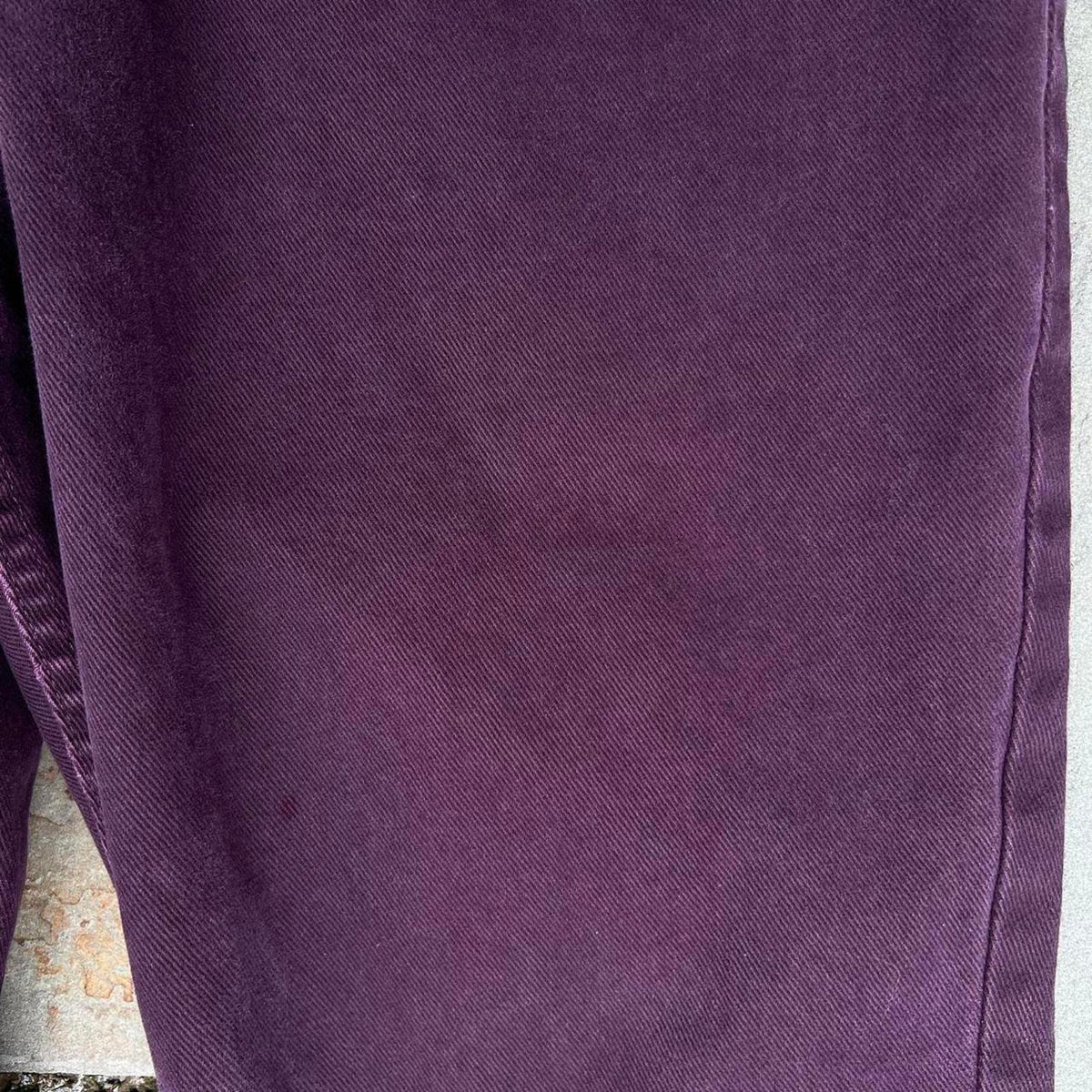 Vintage 90s Dark Purple Denim Tapered Jeans