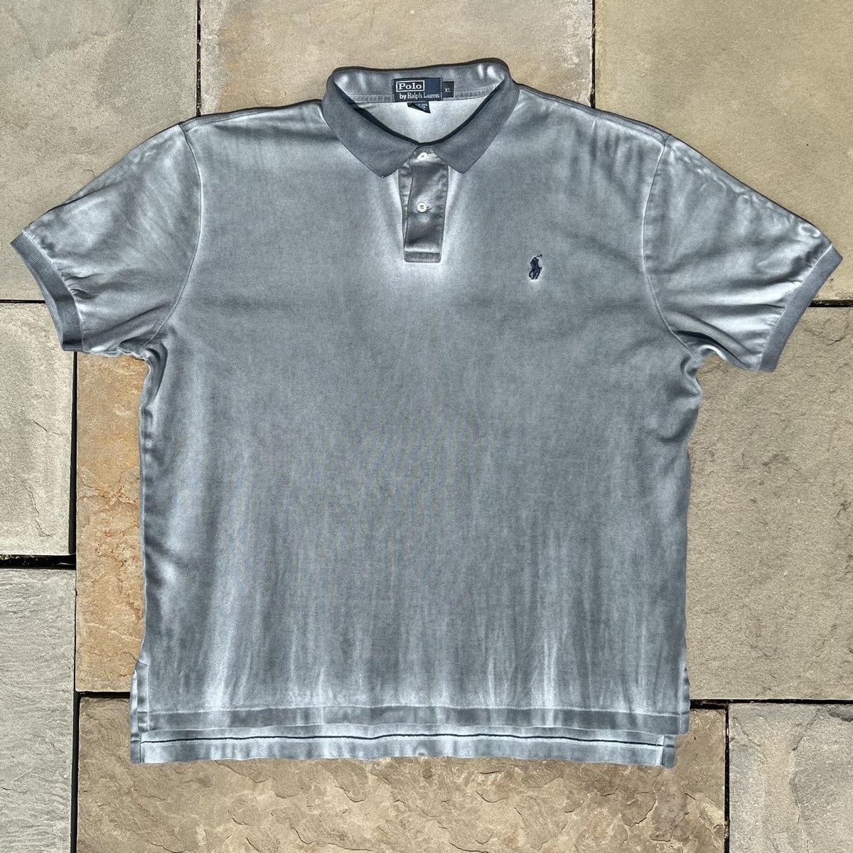 Neo-Vintage Y2K Dark Blue-Green Overdye Polo Ralph Lauren