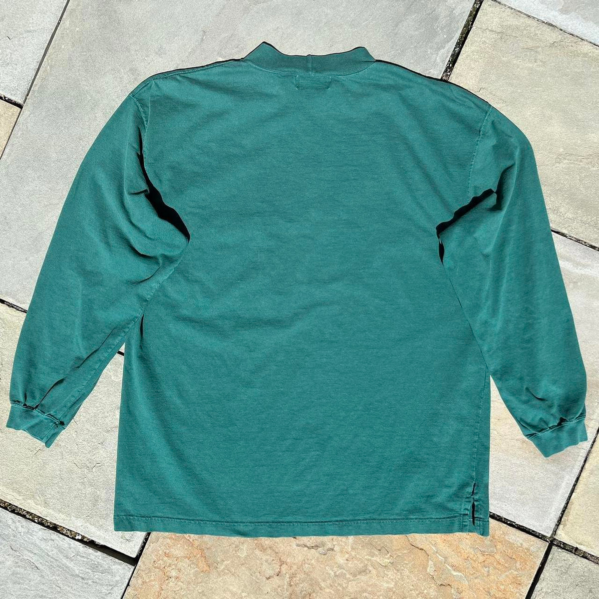 Neo-Vintage 90s Blue Green Longsleeve T-shirt