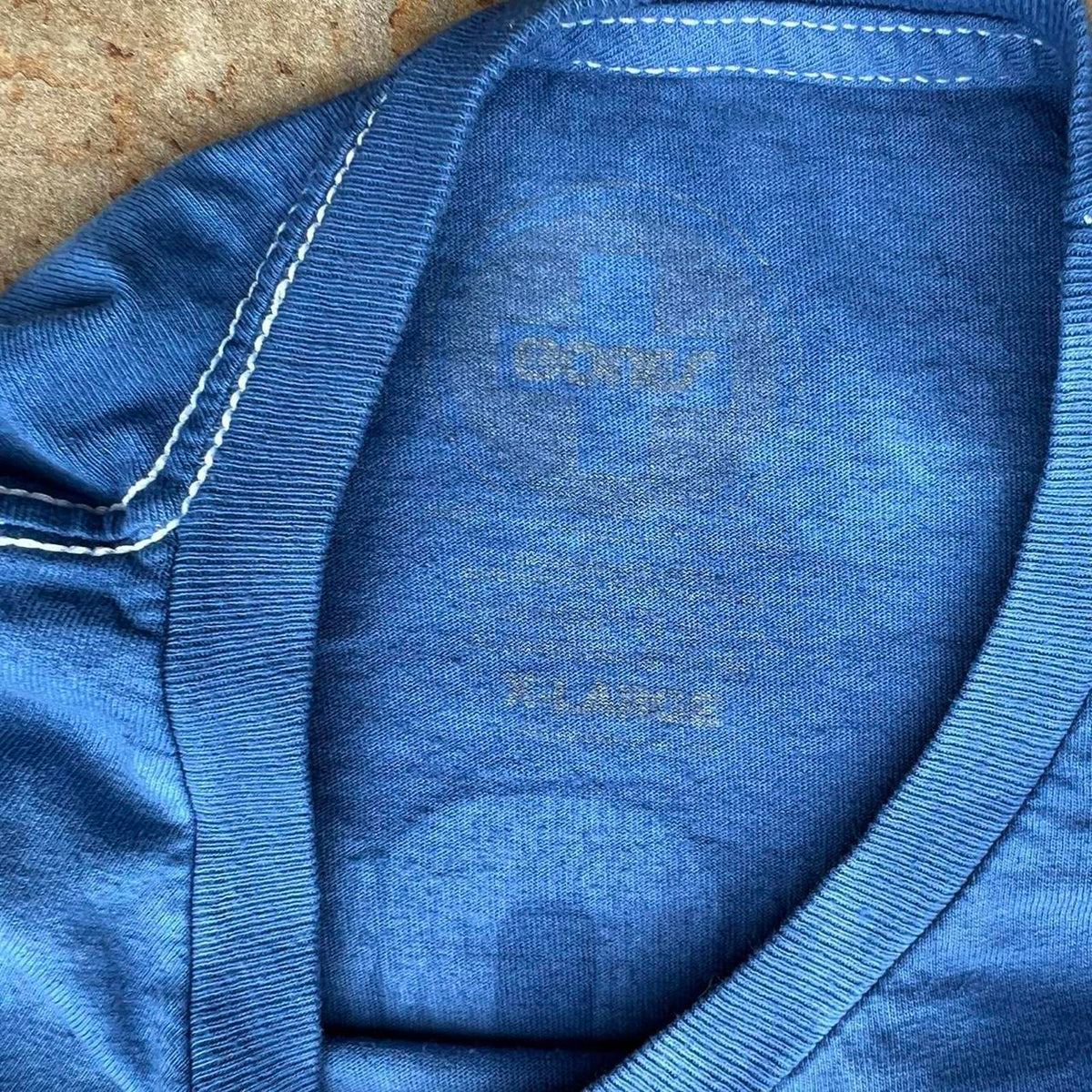 Distressed Blue Tie Dye Bones Swiss Bearings Skate Tee