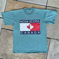 Y2K Turquoise Nova Scotia Canada Graphic T-shirt