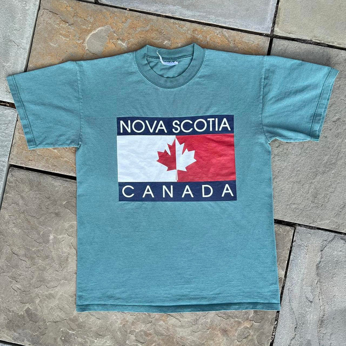 Y2K Turquoise Nova Scotia Canada Graphic T-shirt