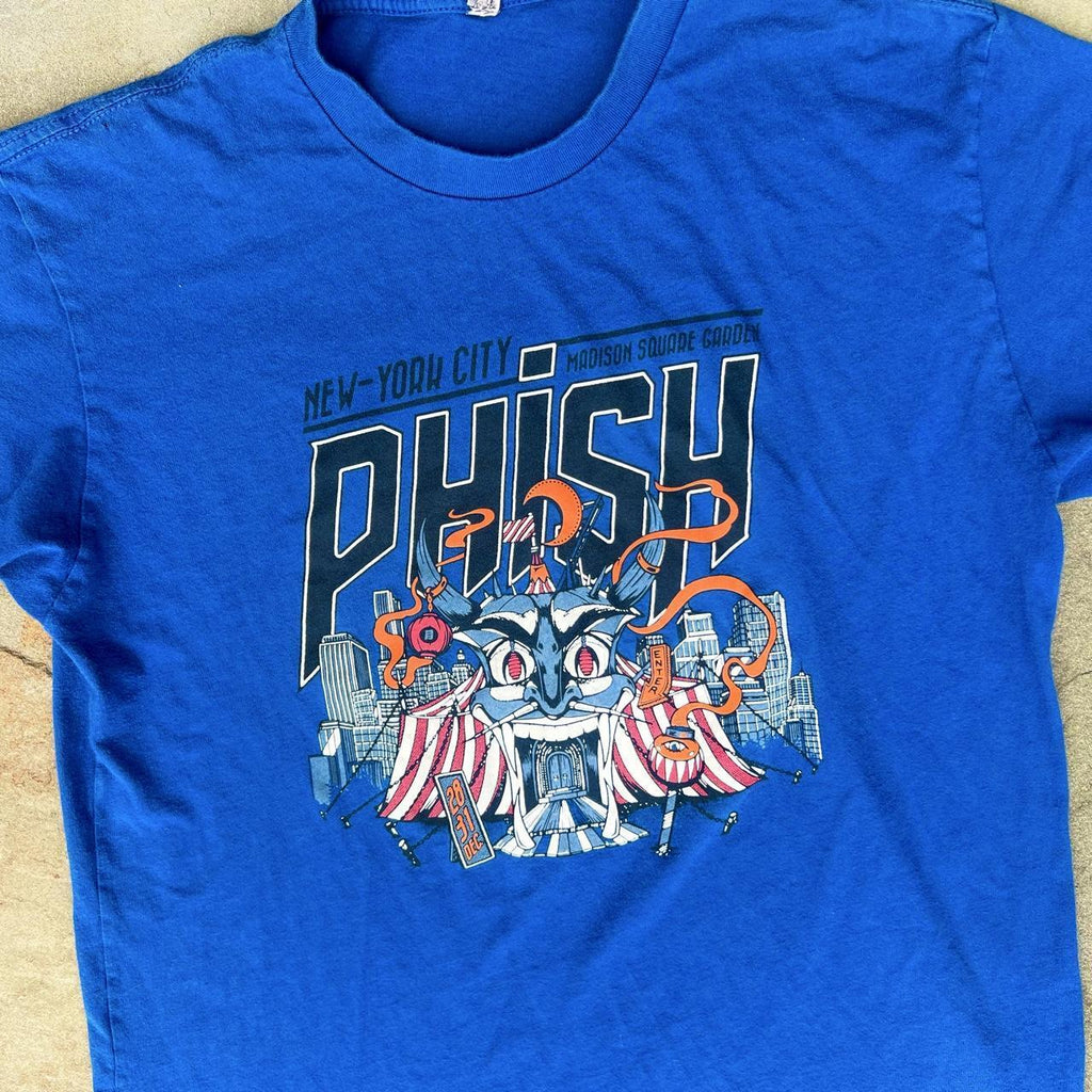 Phish Blue Band Tee NYC Madison Square Garden