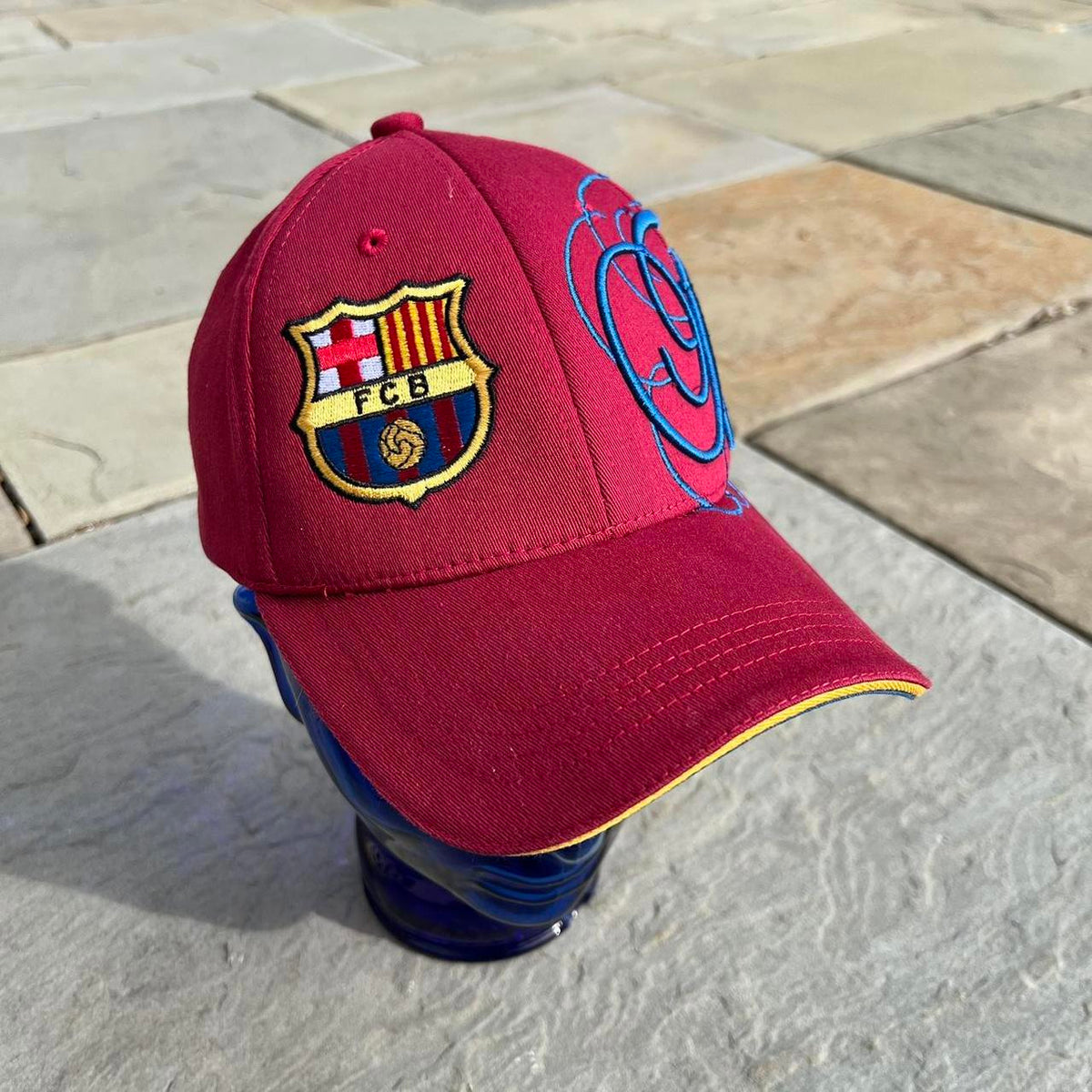 FCB Football Club Barcelona Dark Red Flexfit Hat