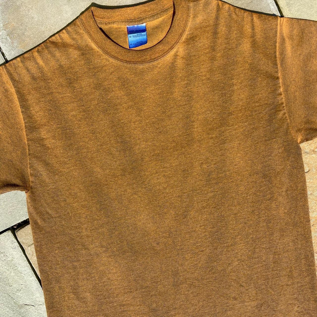 Brown Orange Overdyed Tee