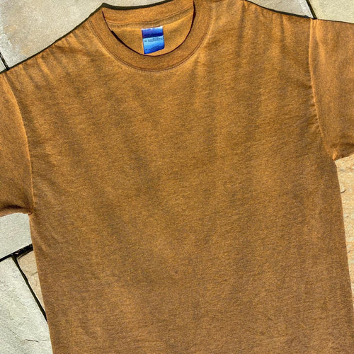 Brown Orange Overdyed Tee