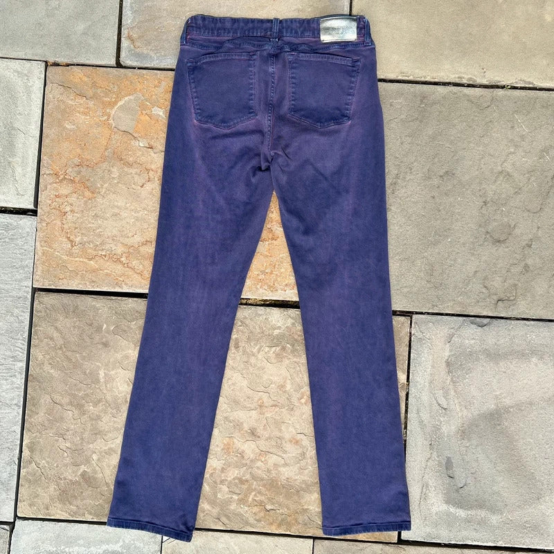 Purple Salmon Overdye Lauren Ralph Lauren Reworked Jeans