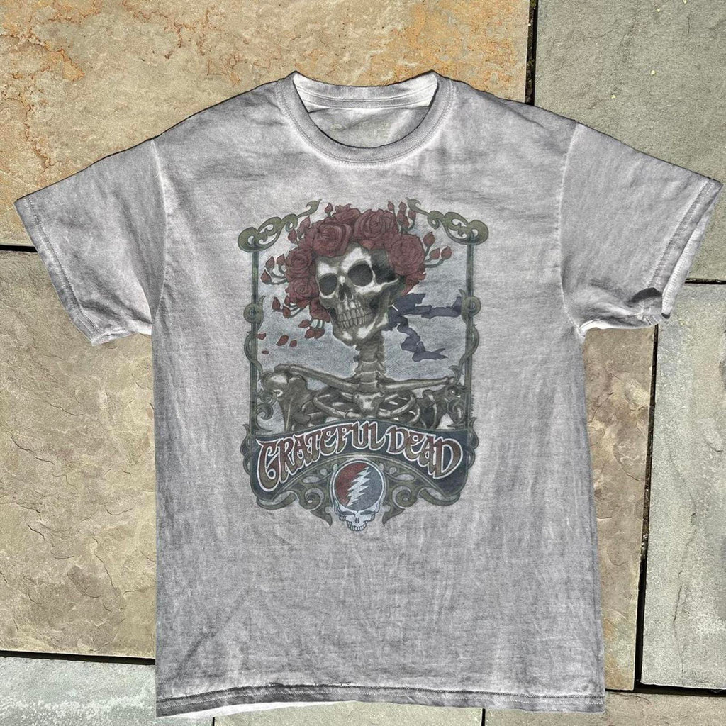 Reworked Grey Overdye Grateful Dead T-shirt