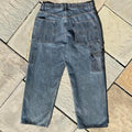 Vintage Y2K 2001 Overdye Levis Reworked Carpenter Work Jeans
