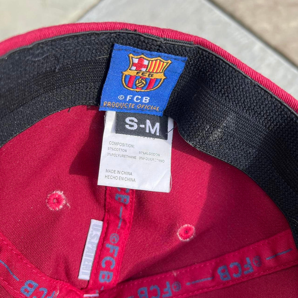 FCB Football Club Barcelona Dark Red Flexfit Hat