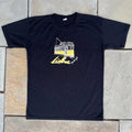 Neo-Vintage Y2K Lisbon Portugal Trolley Tram Graphic T-shirt
