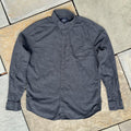 American Eagle Dark Grey Button Down Shirt