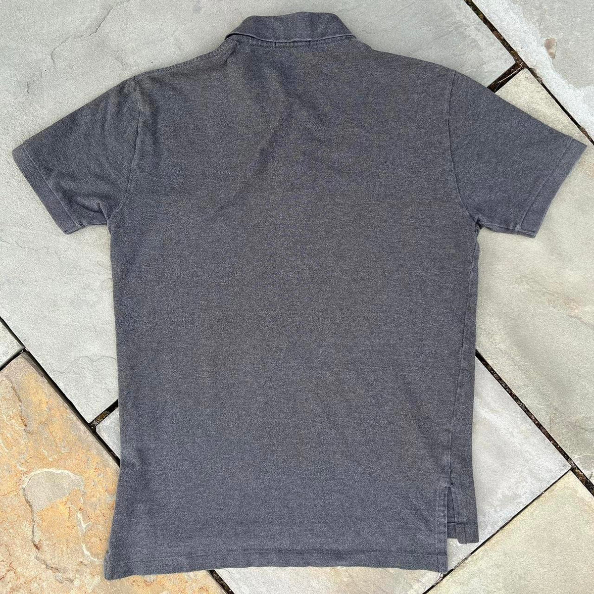 Polo Ralph Lauren Dark Grey Heather Classic Polo Purple Logo