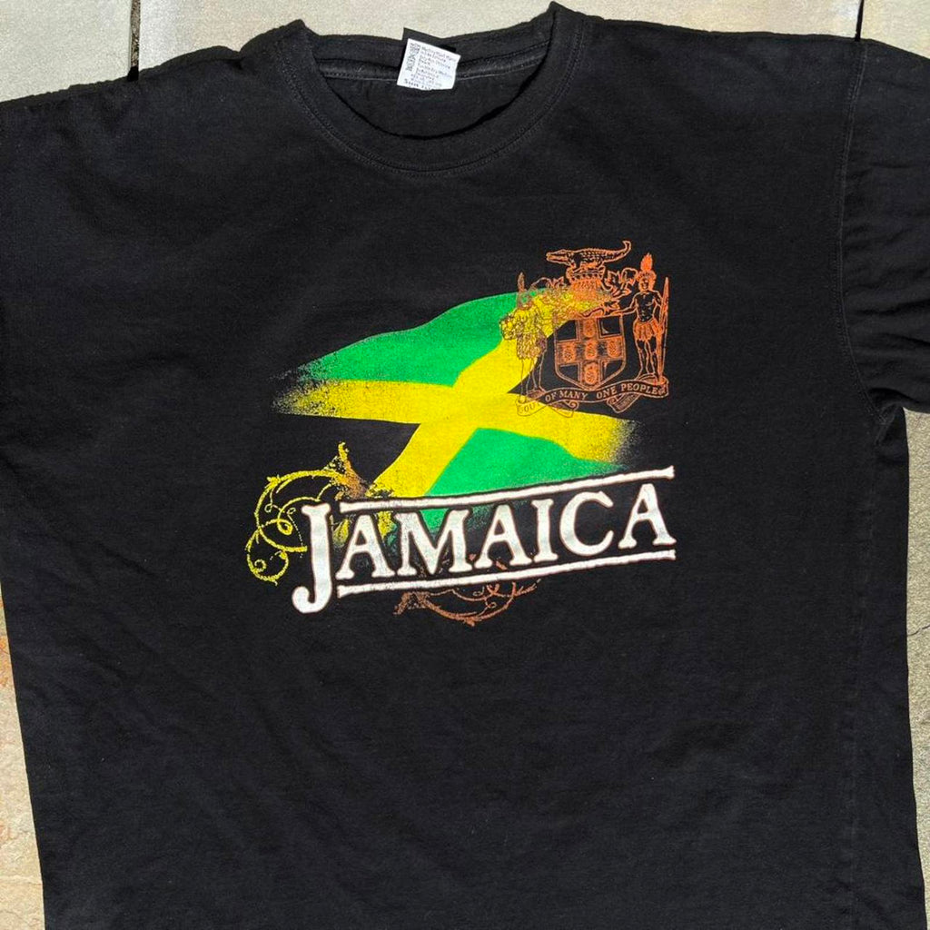 Vintage Y2K Jamaica Black T-shirt