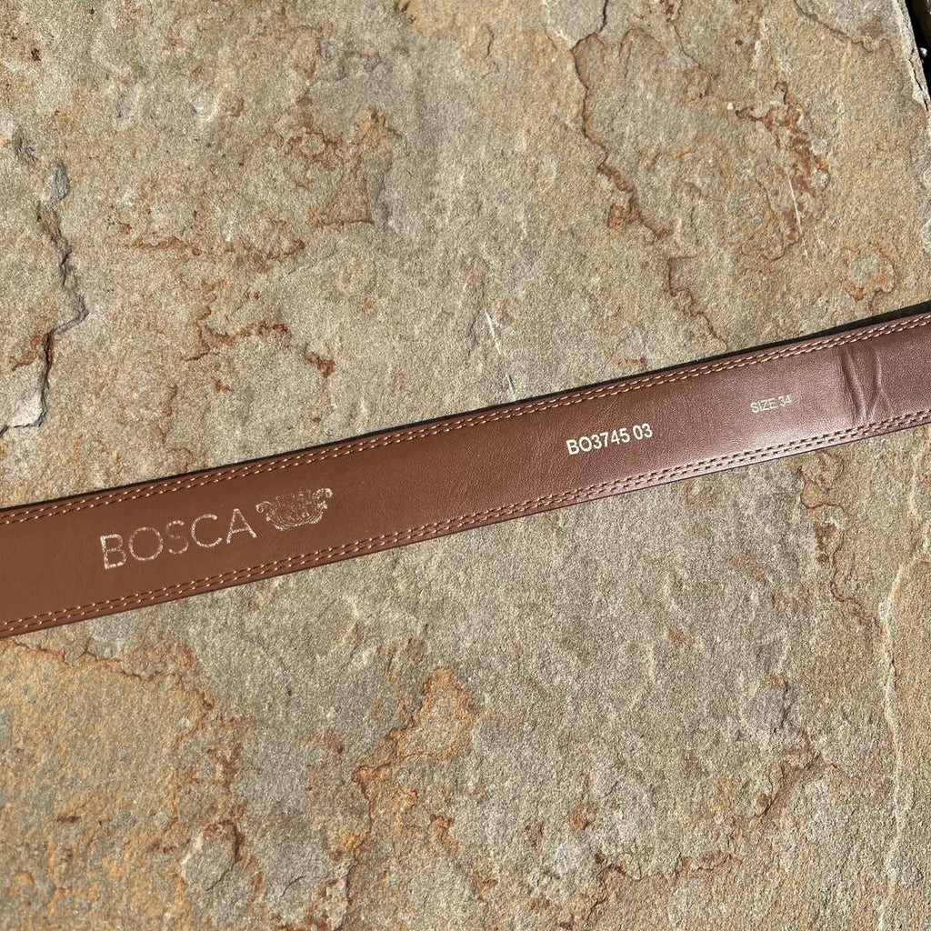 Neo Vintage 90s Brown Oil Tanned Leather Belt