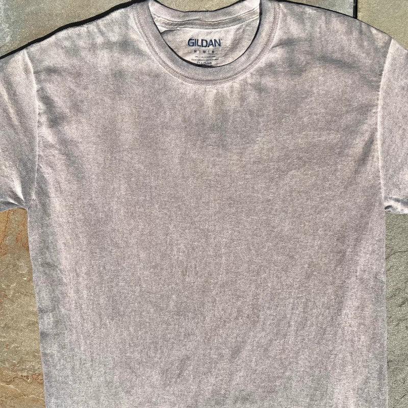 Earth Grey Garment Dyed Reworked Tee