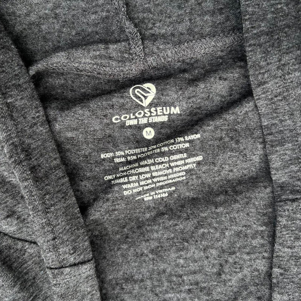 University of Miami Grey Heather + Orange Open Hoodie