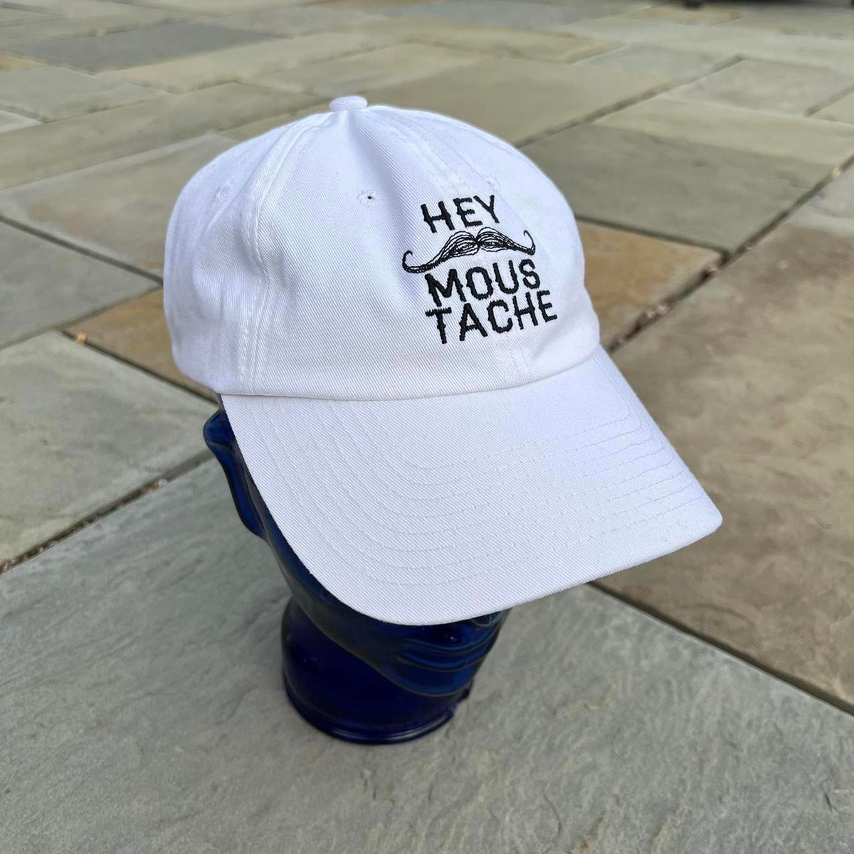 Impractical Jokers Hey MousTache White Strapback Dad Hat