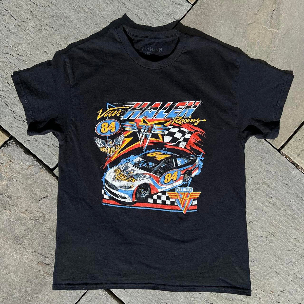Van Halen Racing Black T-Shirt