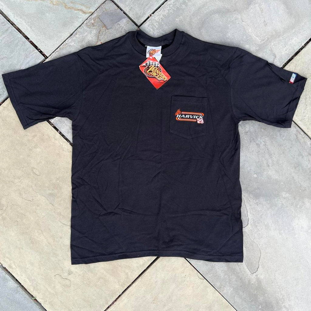 Y2K 2002 NWT Deadstock NASCAR Harvick 28 Racing T-shirt