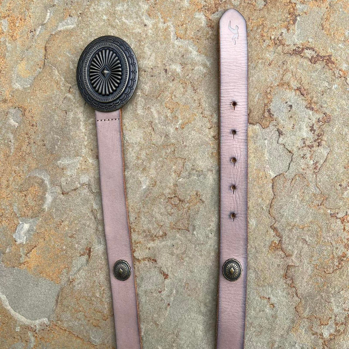 Hollister Co. Women's Tan and Pink Belt