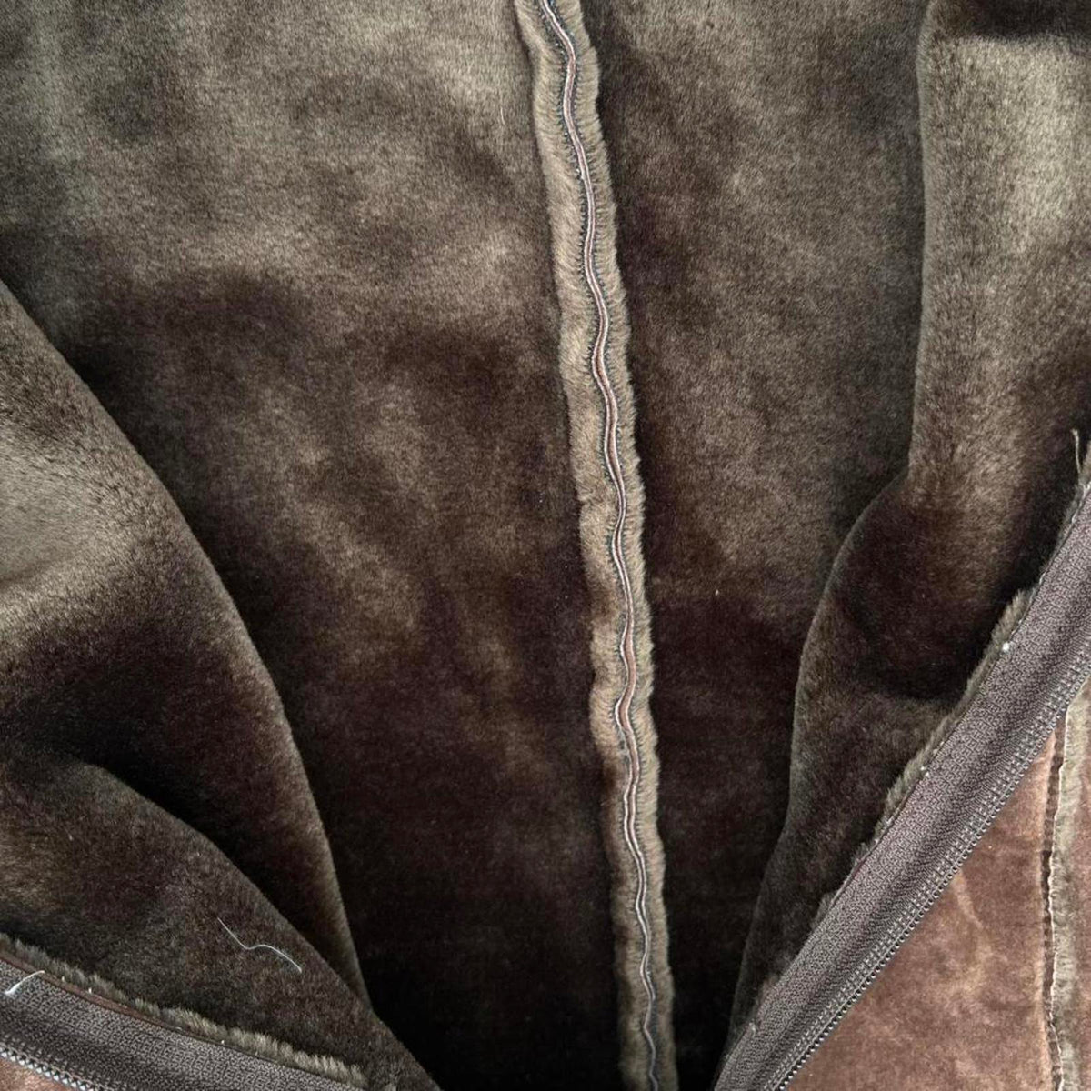 Vintage 90s Brown Genuine Suede Leather Vest