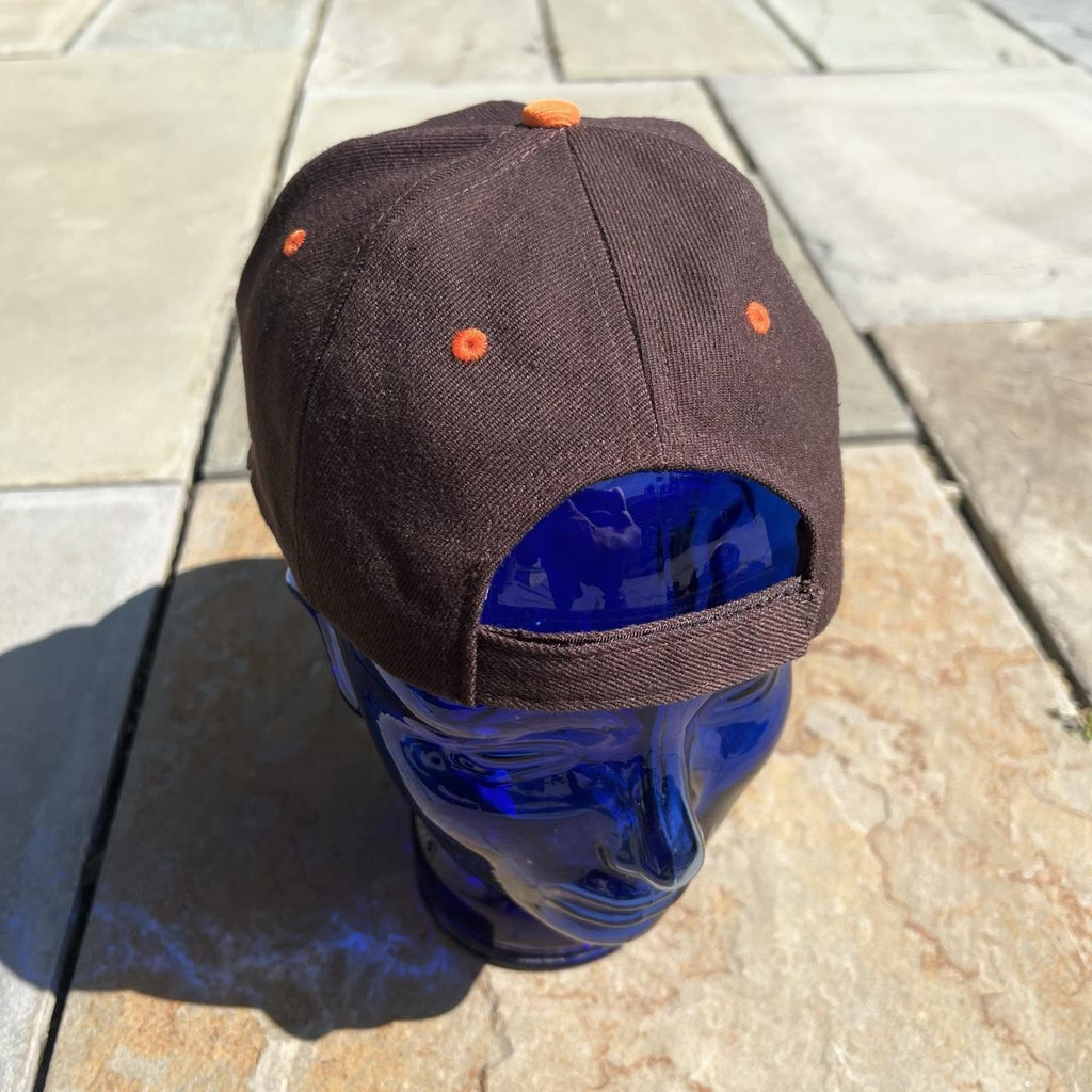 Neo-Vintage Early Y2K Las Vegas Brown/Orange Strapback hat