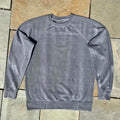 Reworked Grey Garment Dye Crewneck Sweatshirt