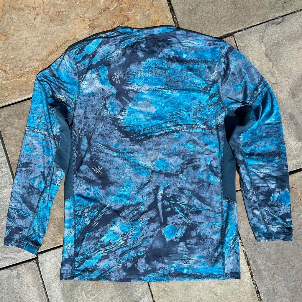 RealTree Aspect Fishing Pattern Camo Wicking T-shirt