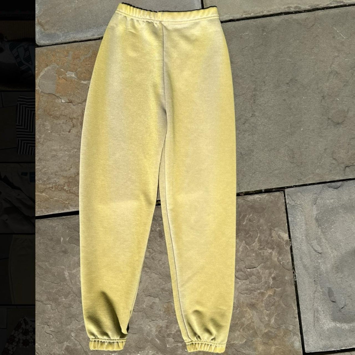 2-Tone Yellow Overdye Sweatpants