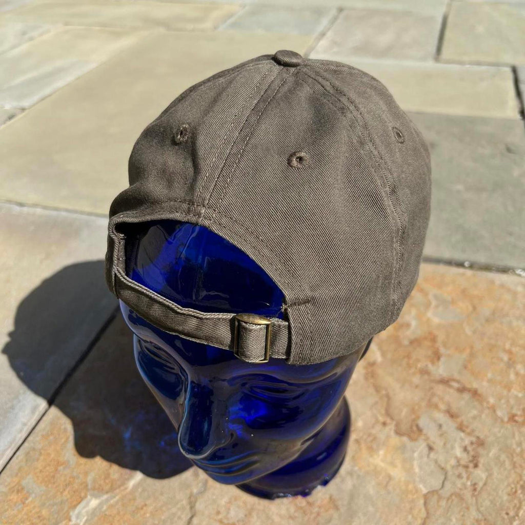 Utah Embroidered Strapback Dad Hat Olive Green