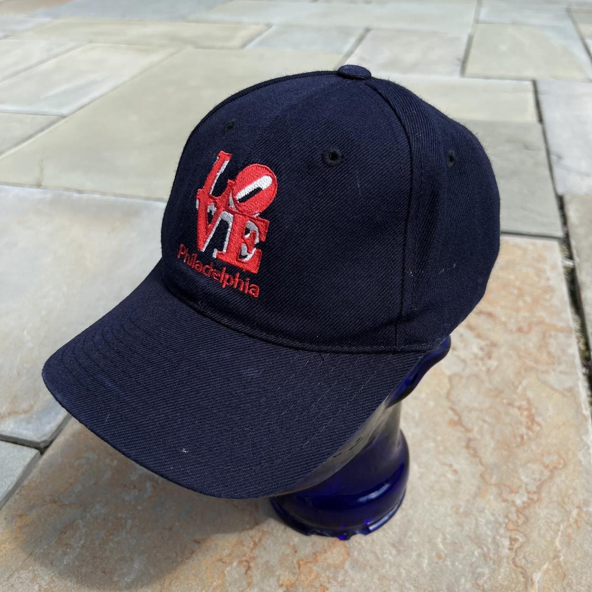 Y2K LOVE Park Philadelphia Black Strapback hat