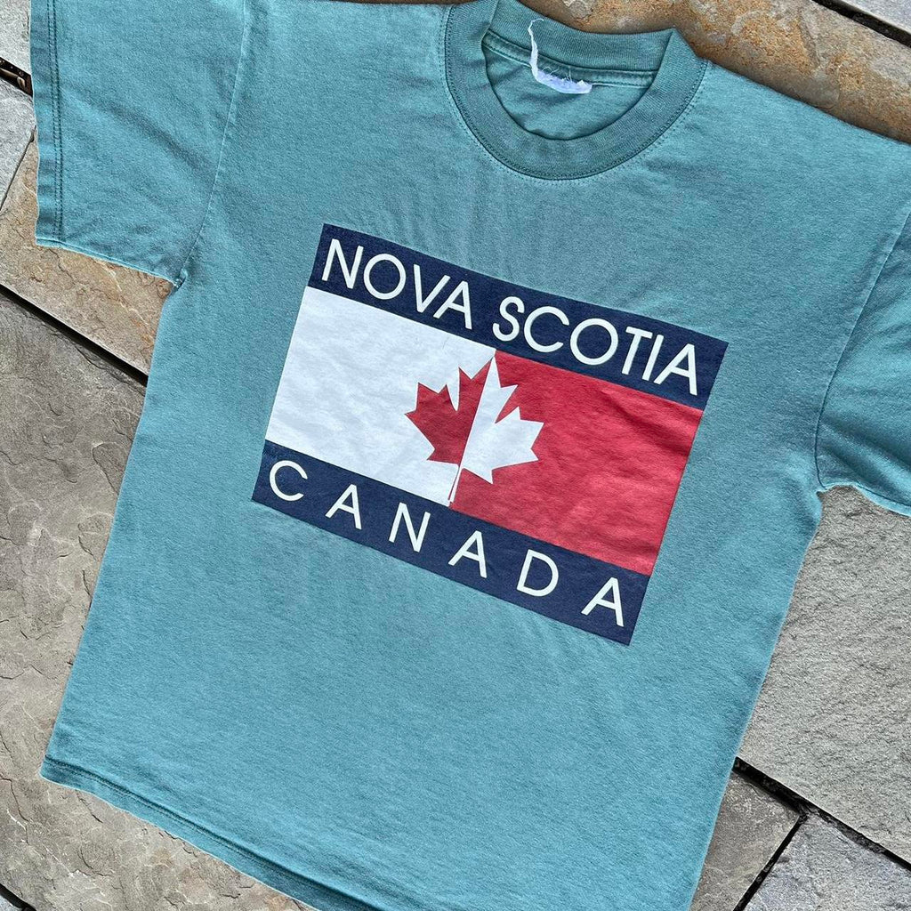 Y2K Turquoise Nova Scotia Canada Graphic T-shirt