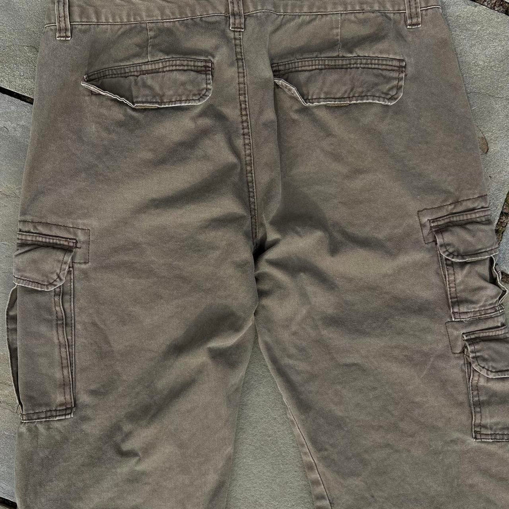 Brown Cargo Utility Pants