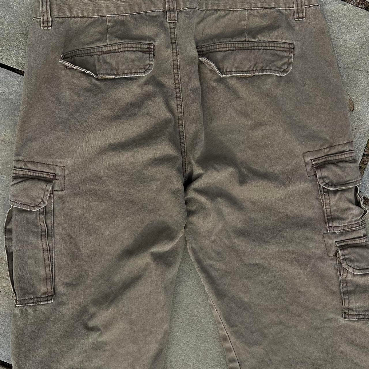 Brown Cargo Utility Pants