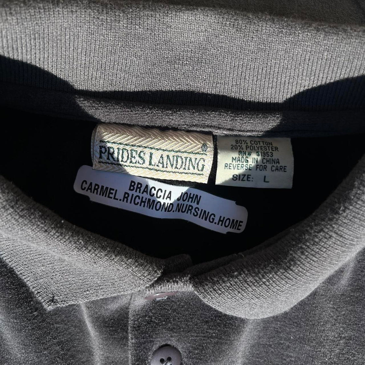 Vintage 90s Colorblock Velour Long Sleeve Polo Sweater