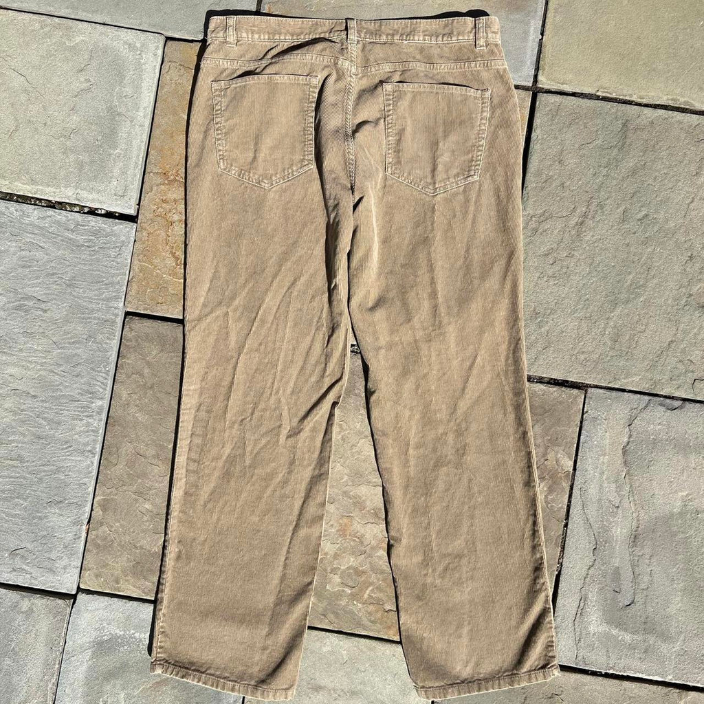 Y2K Calvin Klein Tan Brown Corduroy Pants
