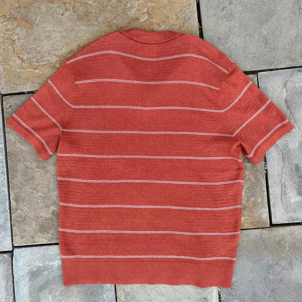 Old Navy Men's Orange and White Jumper