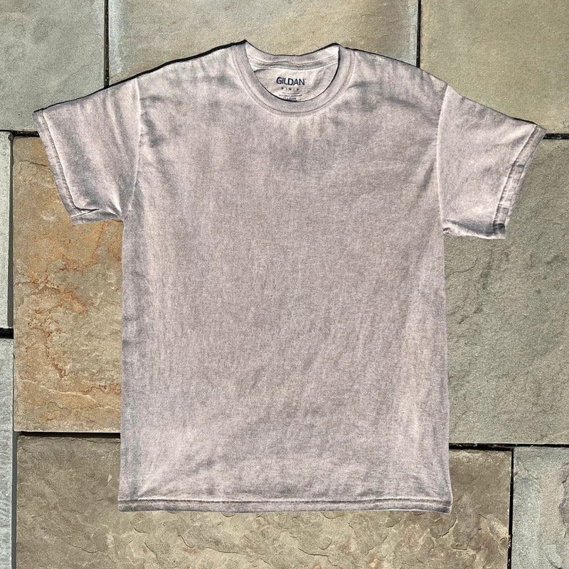 Earth Grey Garment Dyed Reworked Tee