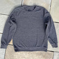 Dark Grey Terry Crewneck Sweatshirt