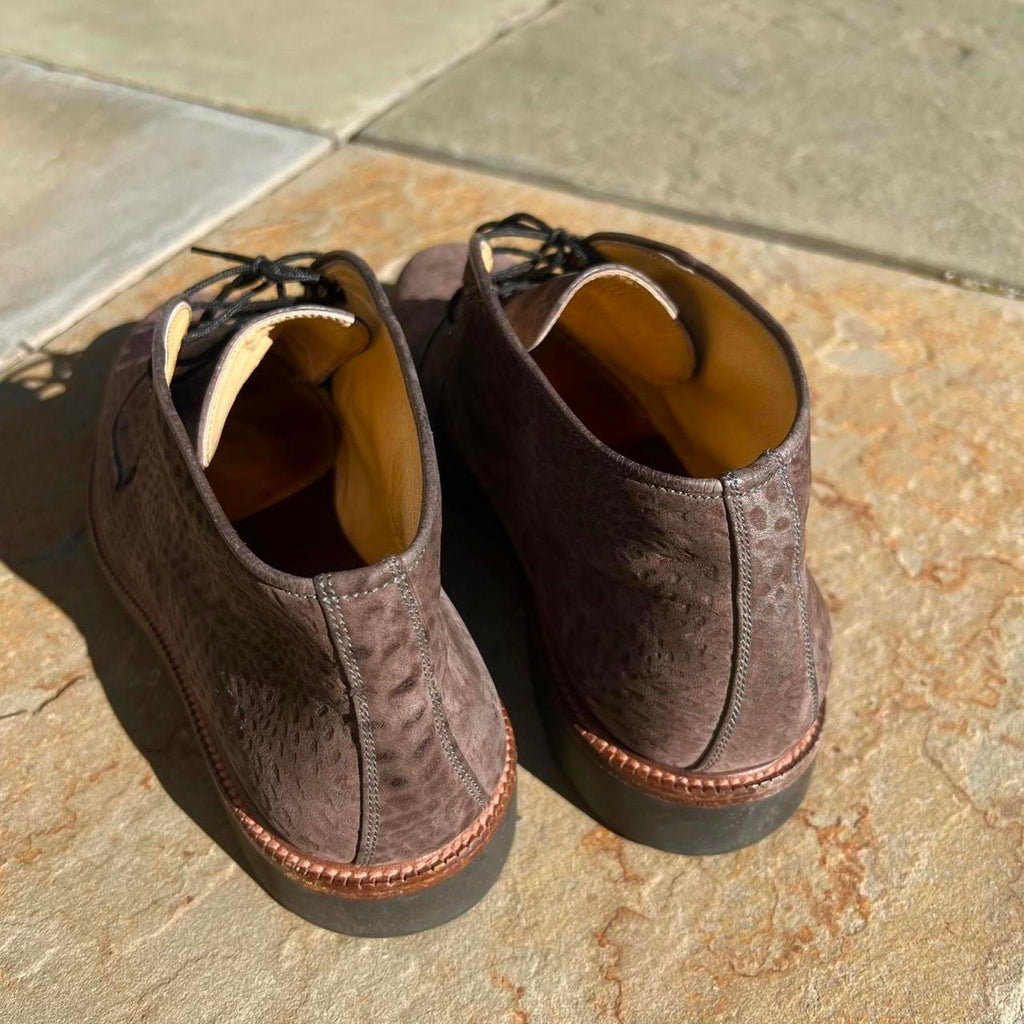 Neo-Vintage 90s Made in Italy Brown Suede Desert Boots