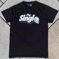 I'm Single Turbo Black Graphic T-shirt