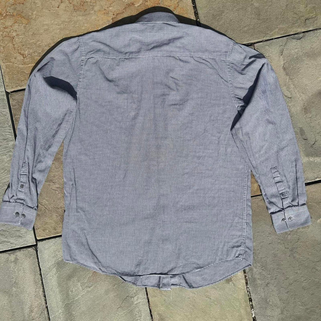 Y2K Calvin Klein Houndstooth Button Down Shirt